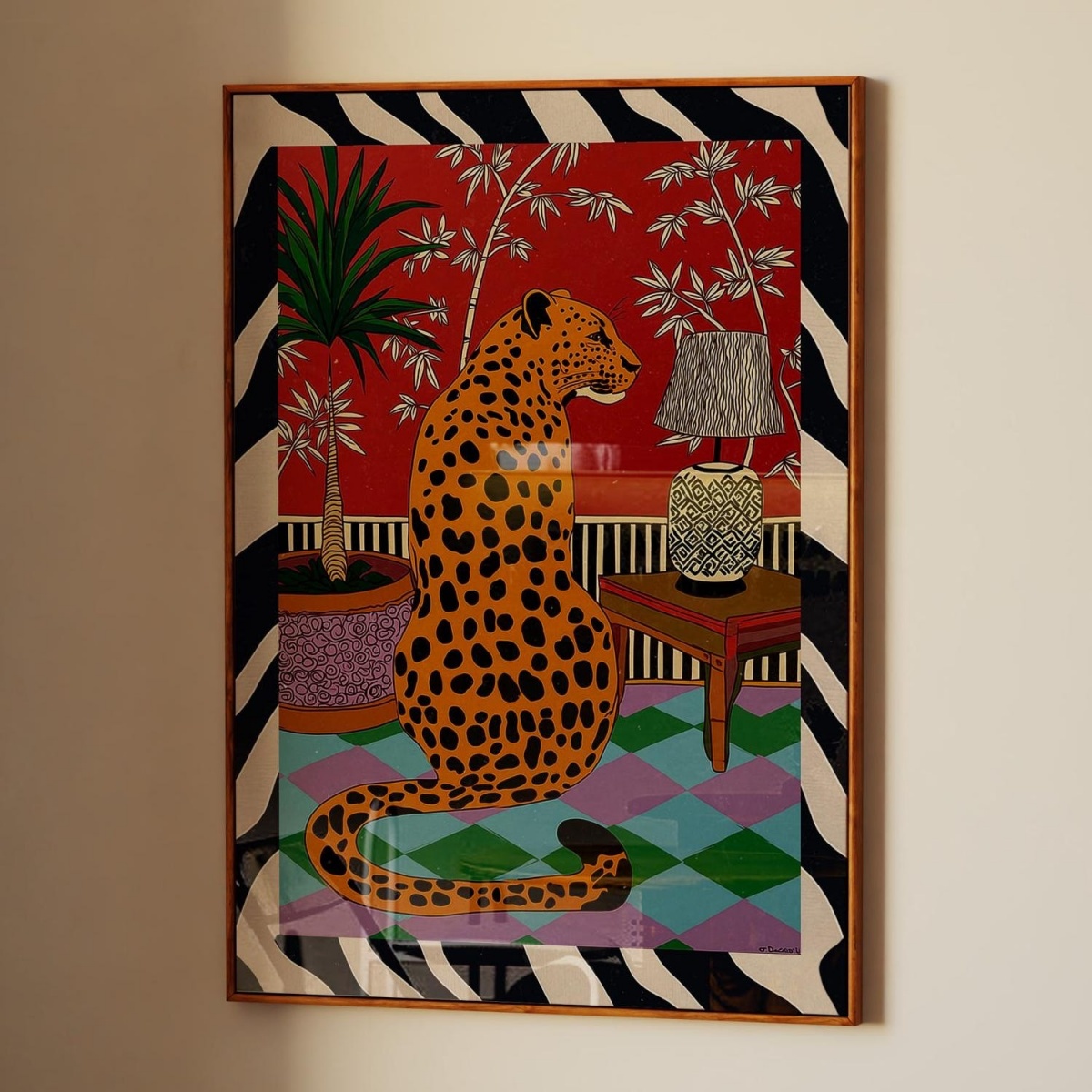 Star Map Poster - Stampe su Tela con Leopardo e
