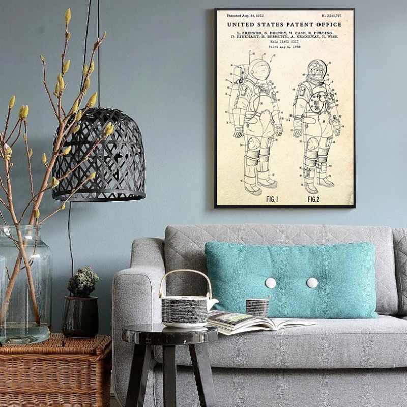 Disco volante vintage Progetto - Star Map Poster recensione e prezzo